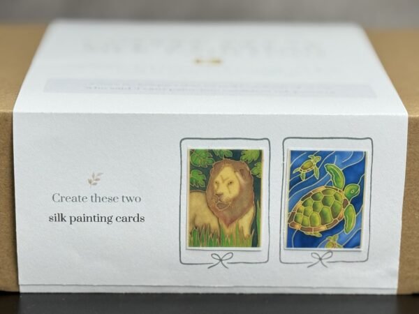coffee-break-silk-painting-kit-designs-lion-and-sea-turtle_IMG_3874 Parent & Child Kit