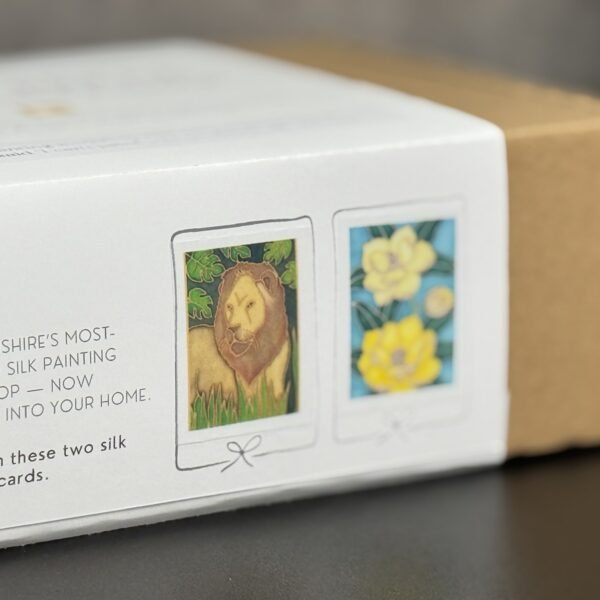 coffee-break-silk-painting-kit-designs-lion-and-yellow-roses_IMG_3882 Lion + Yellow Flowers